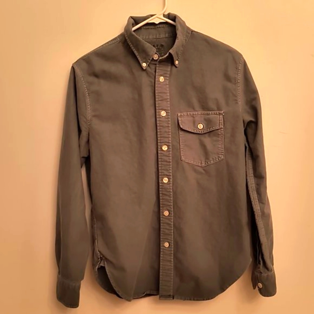 Grey buttondown